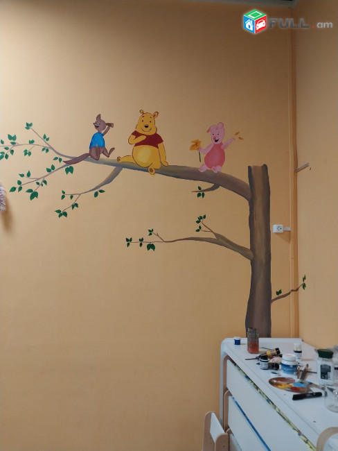 Նկարչություն պատի վրա Wallart Роспись стен