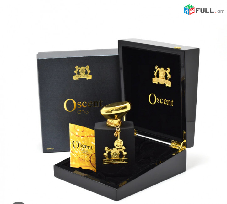 Օծանելիքի շիշ 100մլ դուխու շիշ Alexander J black oscent