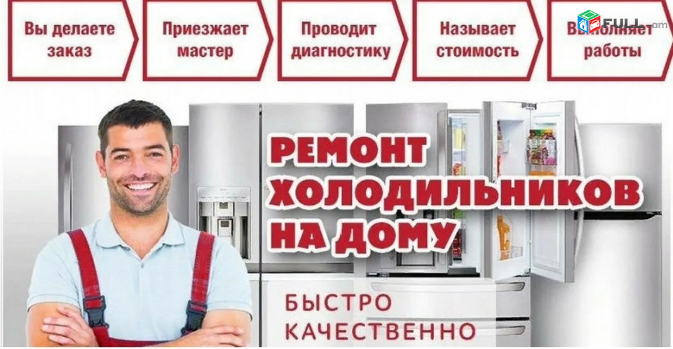 Սառնարանների և սառցարաններ վերանորոգում 