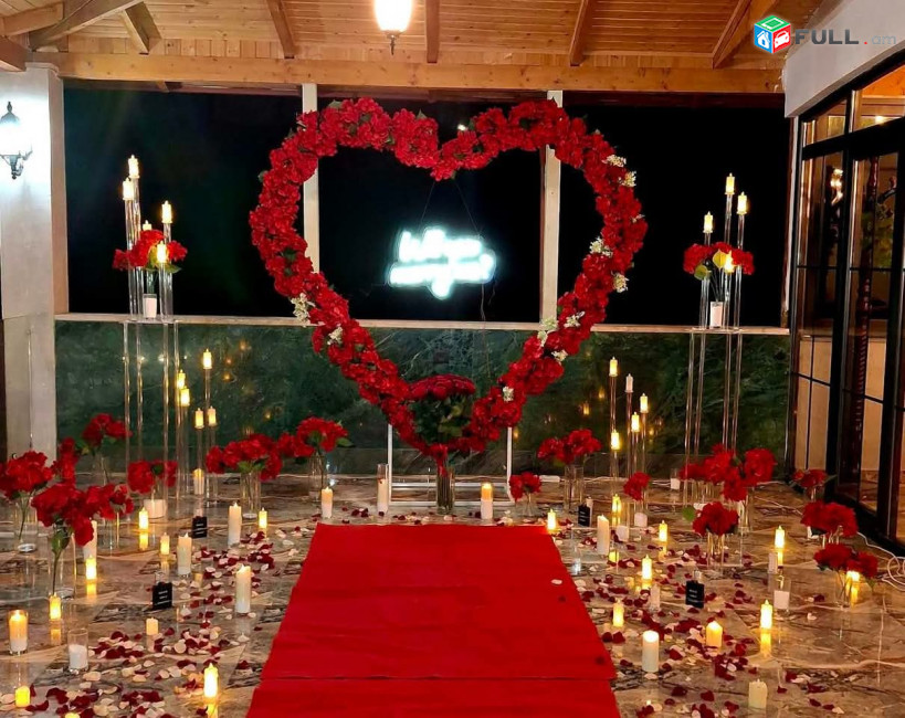 Marry me դիզայն, հարսանեկան ձևավորում, 