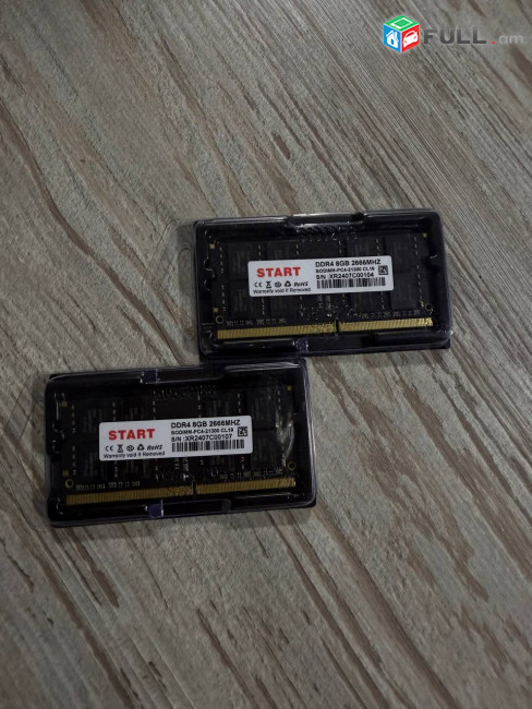 DDR4 8gb notebook ozu ram օզու օպերատիվ հիշողություն kingston hynix samsung