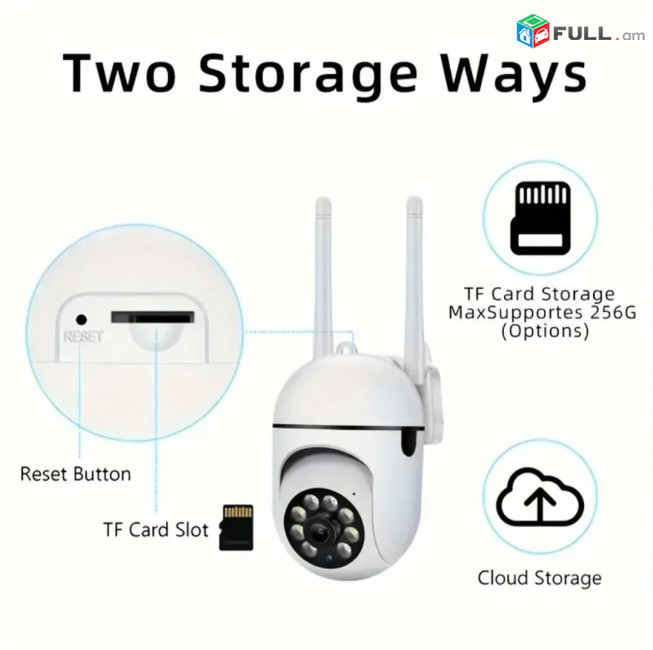 Դրսի և ներսի IP 360 Տեսախցիկ WIFI / լիկվիդացիոն գներ