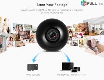 Sricam Panorama 960 P HD 360 градусов Wi-Fi Мини (online hetevel)