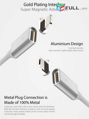 Usb lar magnisakan Apple iphone 5 / 5s / 6 / 6s / 7 / 7 + (barcr voraki)