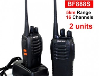 Racia Baofeng BF-888s (1-5km) radiokap 2 hat tupov (NOR) CHKA SENC GIN