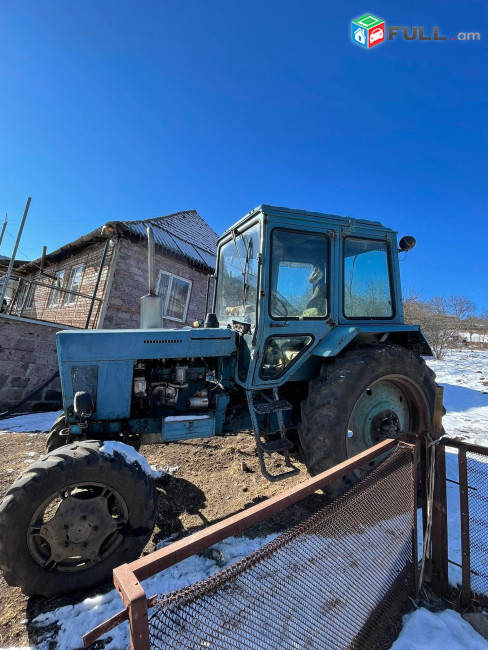 MTZ 82 տրակտոր , ճապոնական KIRIKIZA տուկերի հաստոցի հետ միասին։