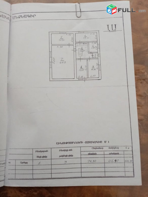 Լոռու մարզ / Նոր Խաչակապ գյուղ / 1787քմ / 152քմ